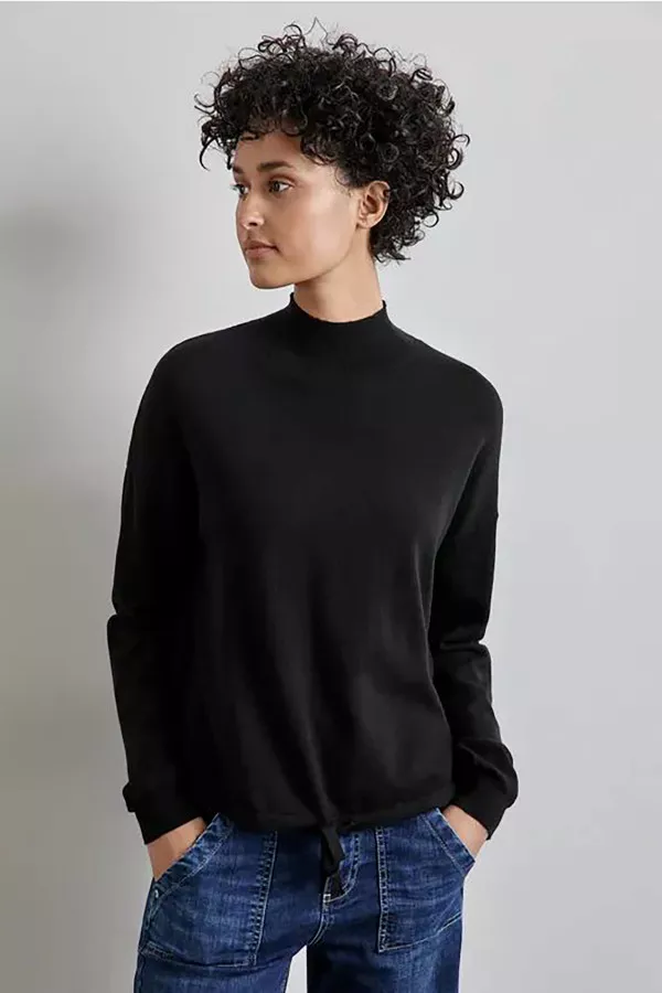 Pull en fine maille avec col montant Street One