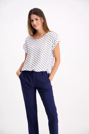 Blouse ample imprimée pois Signe Nature