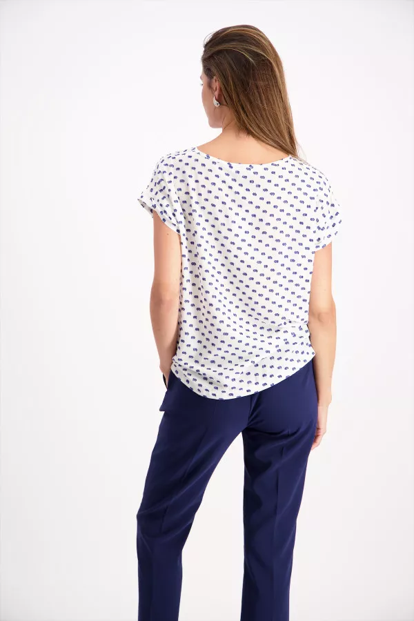 Blouse ample imprimée pois Signe Nature