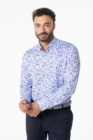 Chemise fleurie infroissable imprimée Beau-fils