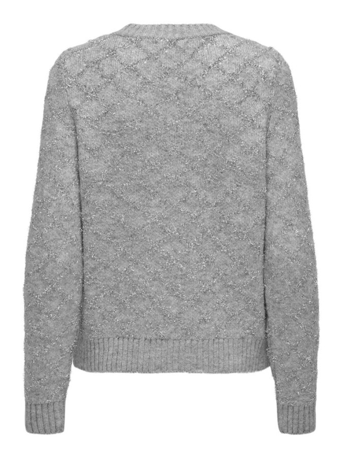 Pull ras du cou en maille avec lurex Only