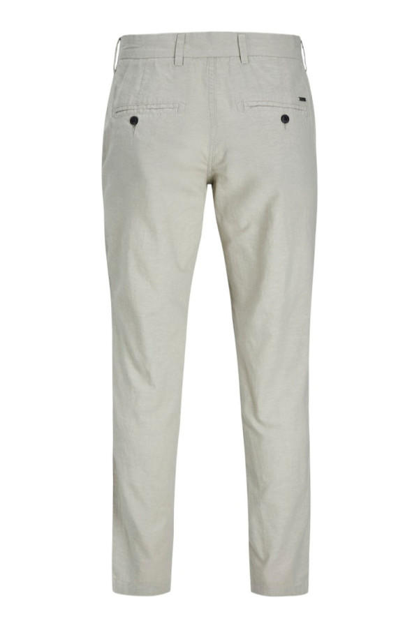 Pantalon chino uni avec du lin STACE Jack & Jones