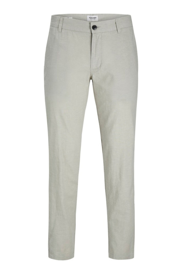 Pantalon chino uni avec du lin STACE Jack & Jones