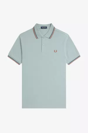 Polo uni manches courtes en coton piqué Fred Perry