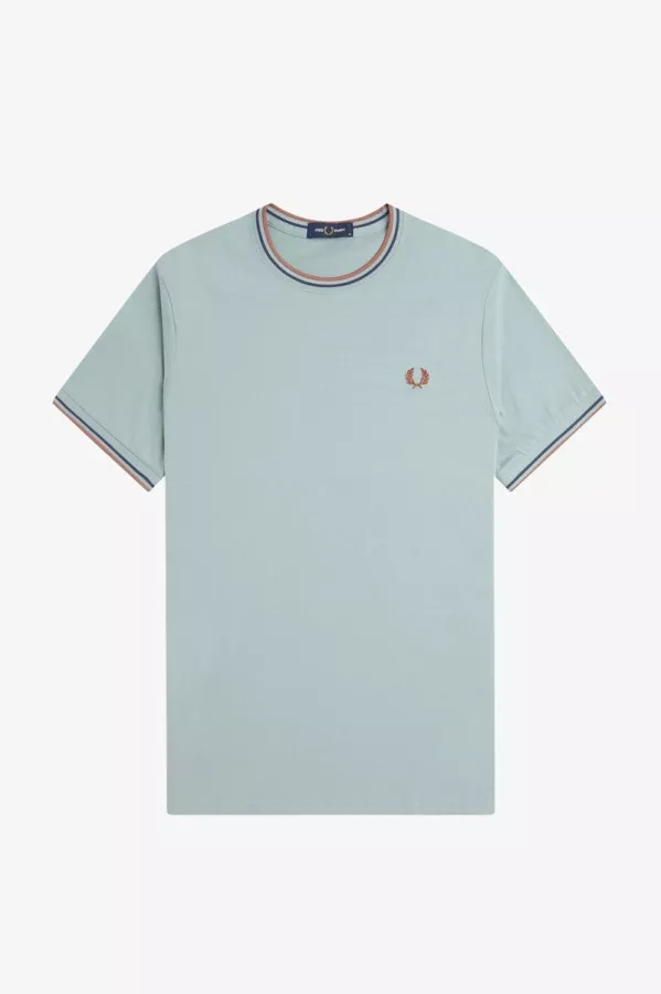 T-shirt uni avec logo brodé Fred Perry